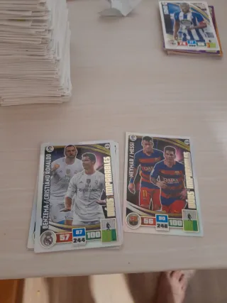 Lote Adrenalyn 2015-2016 + Messi Balón de Oro