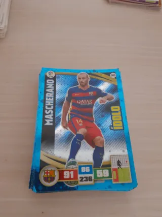 Lote Adrenalyn 2015-2016 + Messi Balón de Oro