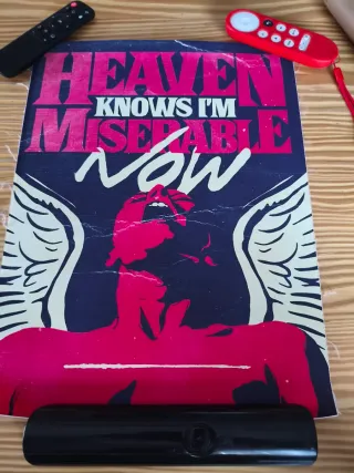 Póster Heaven Knows I'm Miserable Now "The smiths"