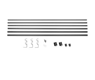 Barra Cortina Doble Extensible Negra NUEVA!