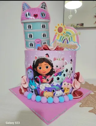 Torta scenografica Casa di Gabby