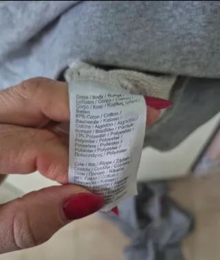 Maglia Lacoste Grigia Tg XL