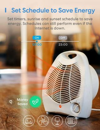 Meross 4 Interruptor Universal Inteligente, 10A DIY Interruptor Inteligente , Interruptor WiFi con Control de Voz