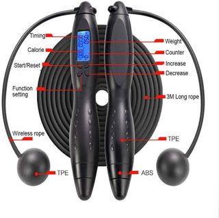 Cuerda de Saltar , Ajustable .con Contador Electrónico De Calorías