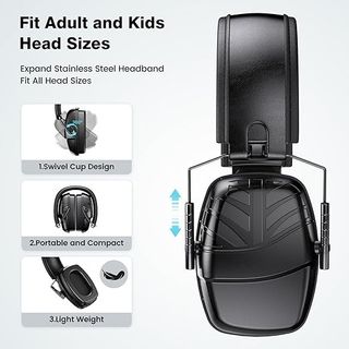 Link Dream Protección auditiva Orejeras Reducción de Ruido SNR 35dB