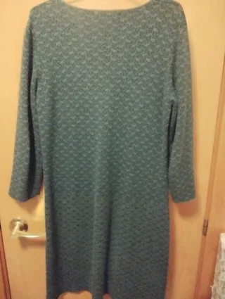 Vestido Nice Things azul y verde talla L