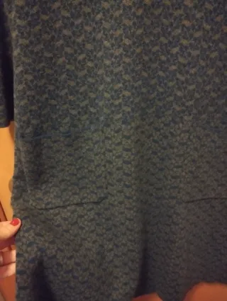 Vestido Nice Things azul y verde talla L