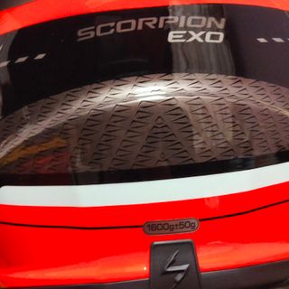 Casco Scorpion Exo EX-391 Leo Negro Rojo