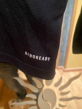 Camiseta Adidas manga larga niño negra