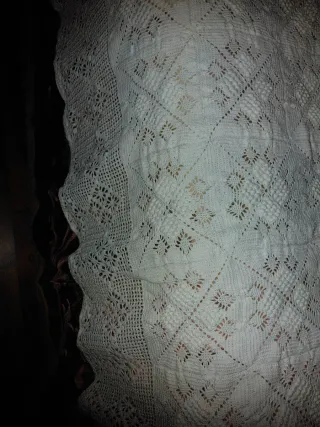 Set 2 Copriletto singolo vintage bianco