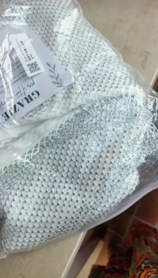 Abito lungo glitter/brillantini argento