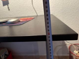 Escritorio negro (mesa)