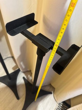 Par Soportes Altavoces Negro