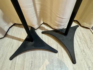 Par Soportes Altavoces Negro