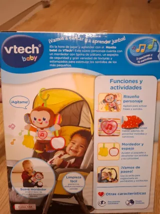 Peluche Vtech Monito Bebé Luces