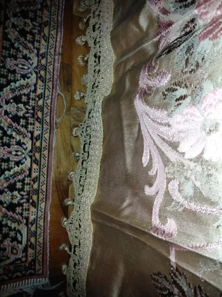 Copriletto matrimoniale raso vintage