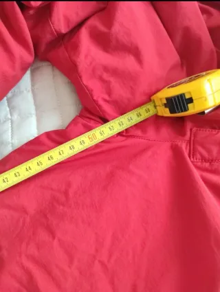 Pantaloni a Salopette da neve bambino Quibos rossa