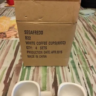 Set 8 tazzine caffè Segafredo Zanetti