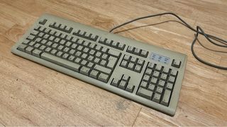 Teclado y Ratón Apple Vintage