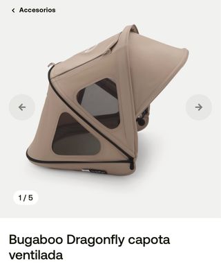 Bugaboo Dragonfly capota ventilada