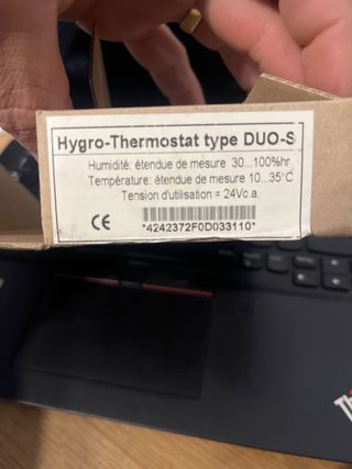 Idrotermostato PSA per deumidificatori