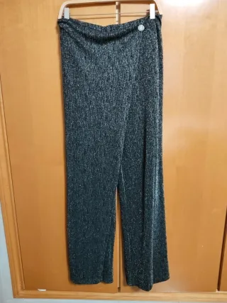 Conjunto fiesta plateado y negro