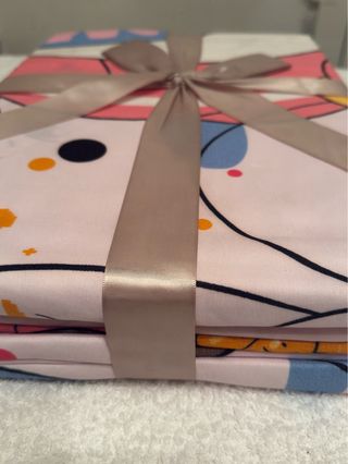 Juego de sábanas infantil búho rosa,Nuevo,algodón