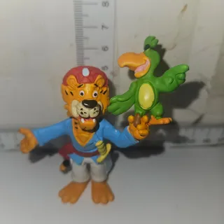 Figura Tigre Pirata y Loro