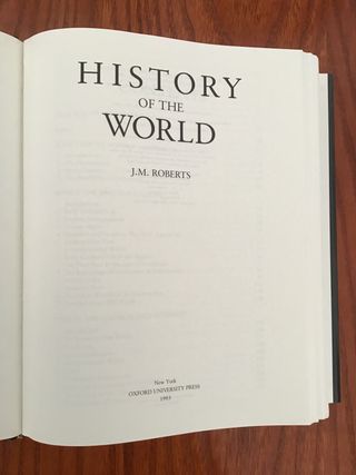 History of the World - J. M. Roberts - como nuevo