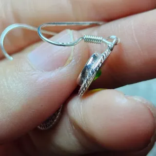 Pendientes Plata 925 Peridoto