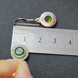 Pendientes Plata 925 Peridoto