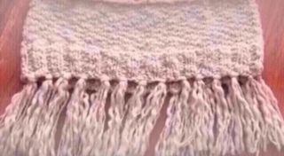 Bufanda cuello lana suave sin usar