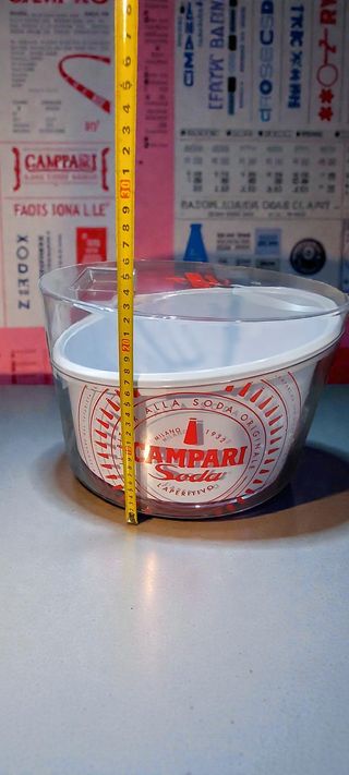 Secchiello Ghiaccio Campari Soda Milano
