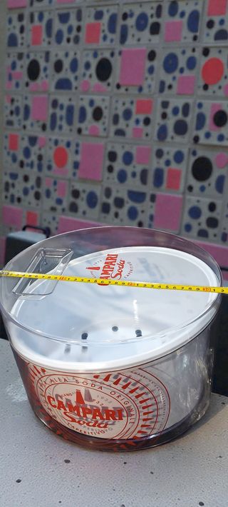 Secchiello Ghiaccio Campari Soda Milano