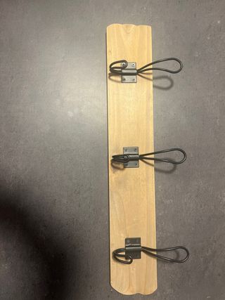 Perchero madera, 50 cm largo, 9cm ancho