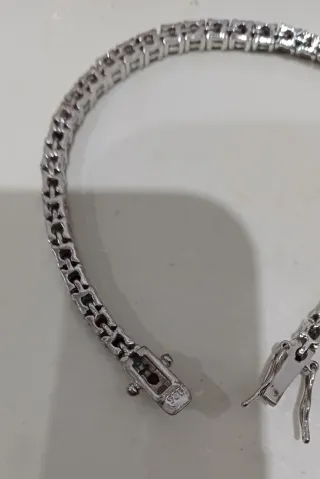 Bracciale tennis argento 925 multicolor