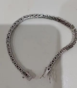 Bracciale tennis argento 925 multicolor