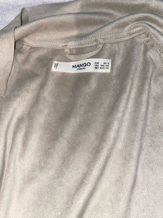 Americana gabardina Mango beige