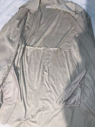 Americana gabardina Mango beige