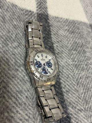 Reloj Festina Cronógrafo Plata y Blanco