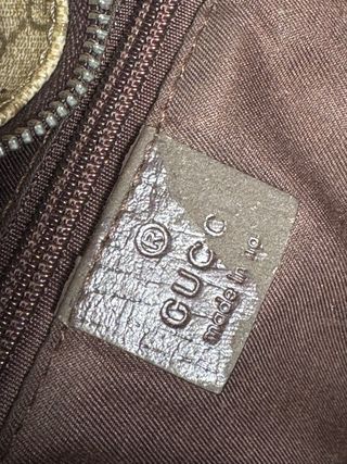 Bolso Tote Gucci GG Lona Beige/Marrón