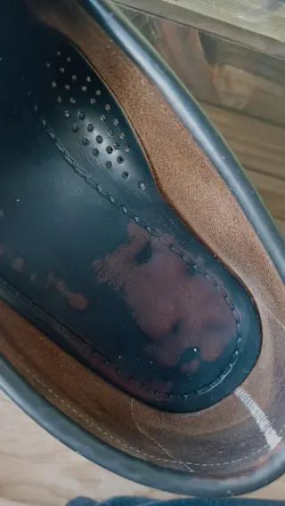 Mocasines de piel negros