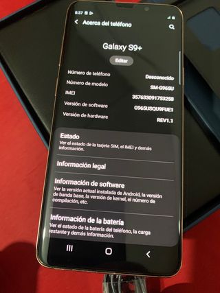 Samsung Galaxy S9+ 64GB Dorado Libre
