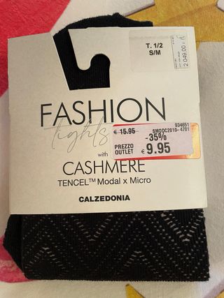 2 collant invernali Zara e Calzedonia, nero, M