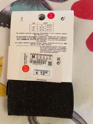 2 collant invernali Zara e Calzedonia, nero, M