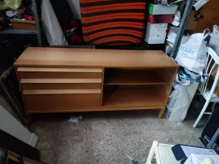 Mueble recibidor de madera