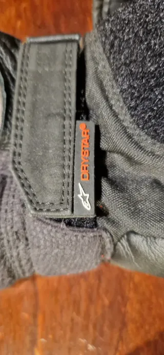 Guantes Moto Alpinestars cuero, talla S