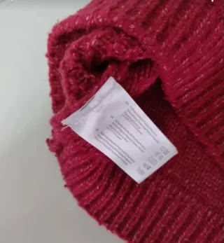 Gilet bambina maglia trecce volant