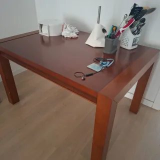 Mesa de madera extensible 6-8 personas