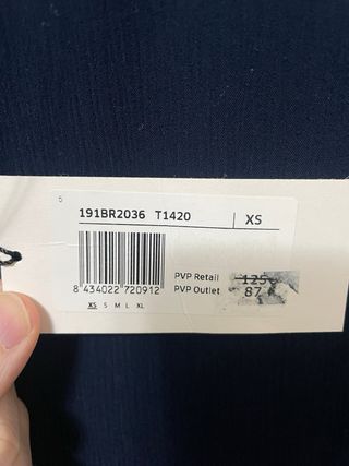 Blusa azul sin estrenar